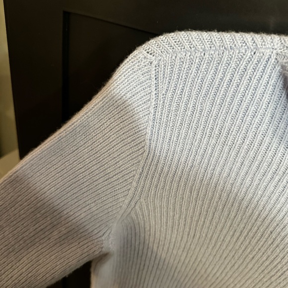 The Row light blue wool cashmere RIB KNIT Size Small - Picture 4 of 5
